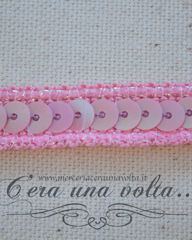 Bordura con Paillettes Peonia