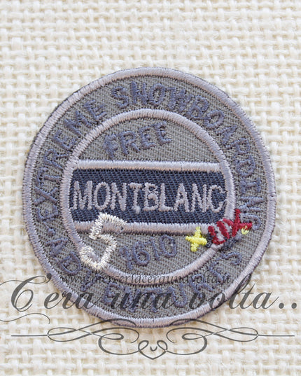 Etichetta termo adesiva rotonda MontBlanc
