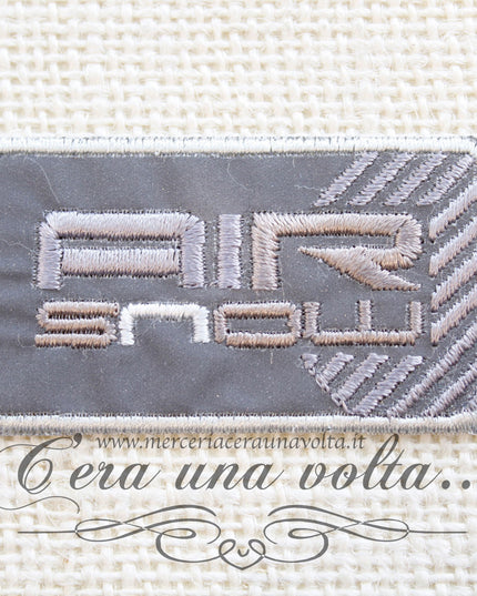Applicazione termo adesiva rettangolare Air Snow