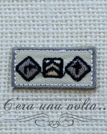 Etichetta per buchi termo adesiva rettangolare piccola