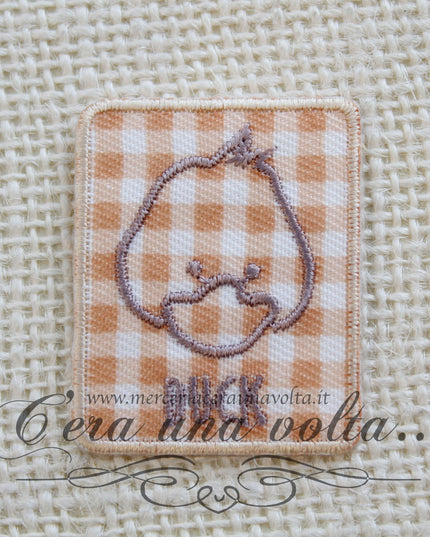 Toppa termoadesiva in cotone Duck