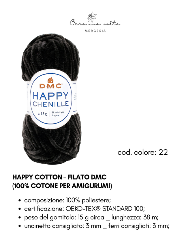 DMC Happy Chenille – Filato per amigurumi