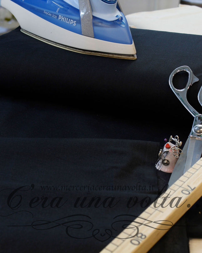 Fliselina termoadesiva nera