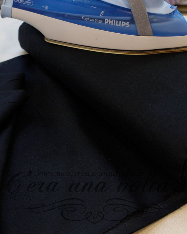 Fliselina termoadesiva nera