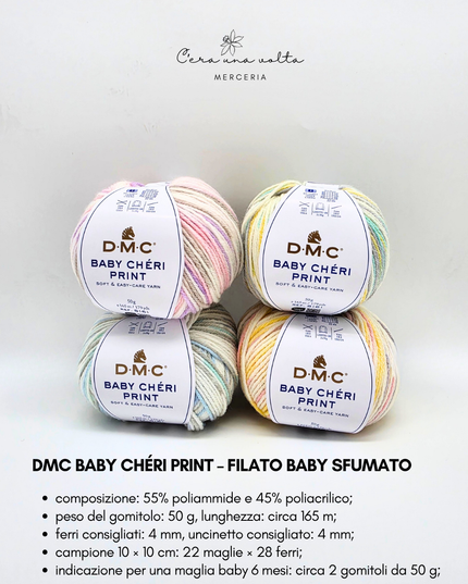 DMC Baby Chéri Print – Filato baby sfumato