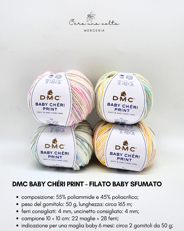 DMC Baby Chéri Print – Filato baby sfumato