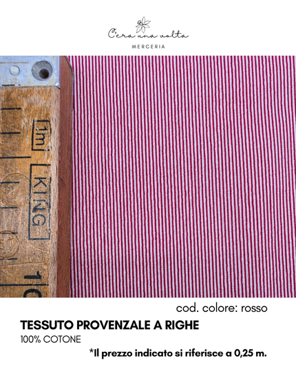 Tessuto Provenzale a Righe