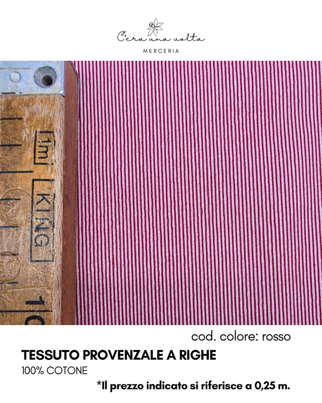 Tessuto Provenzale a Righe