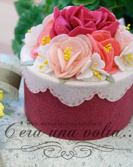 Cartamodello Scatola Fiorita