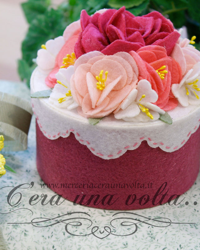 Cartamodello Scatola Fiorita