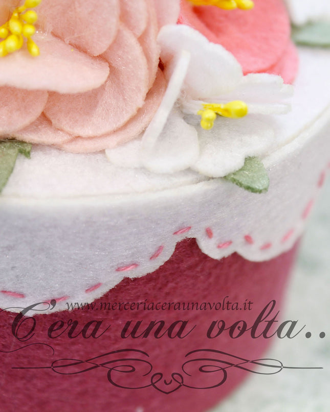 Cartamodello Scatola Fiorita