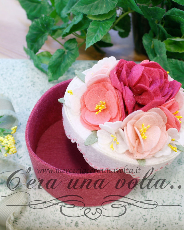 Cartamodello Scatola Fiorita