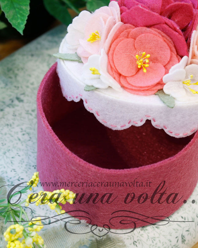 Cartamodello Scatola Fiorita