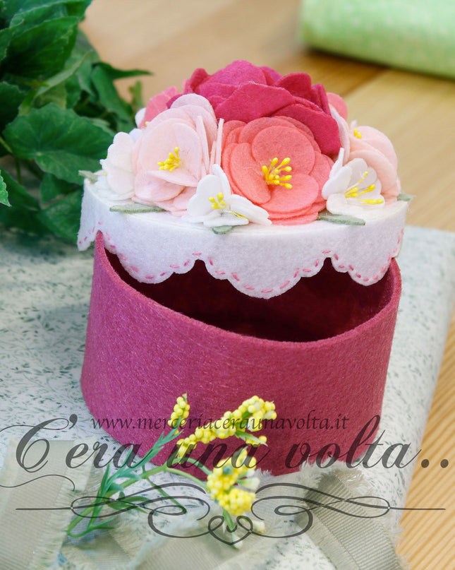 Cartamodello Scatola Fiorita