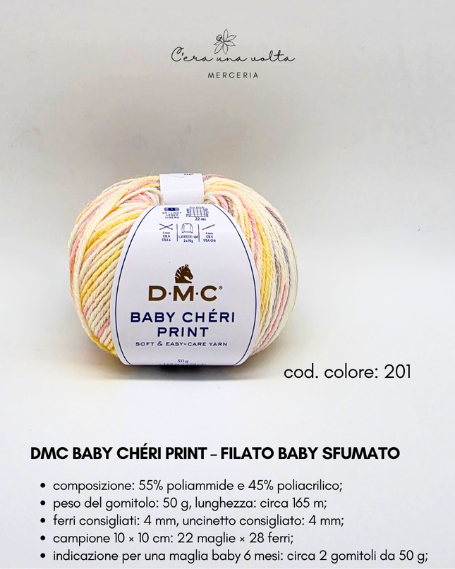 DMC Baby Chéri Print – Filato baby sfumato