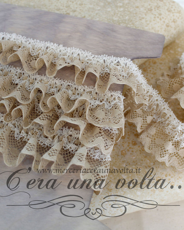 Pizzo decorativo elasticizzato Corda