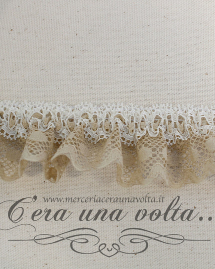Pizzo decorativo elasticizzato Corda