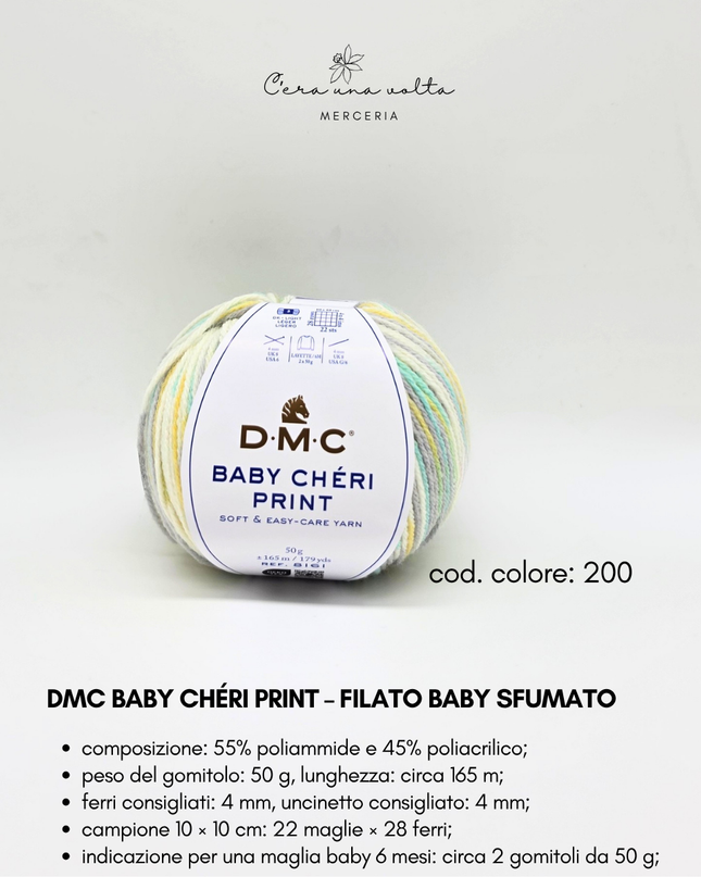 DMC Baby Chéri Print – Filato baby sfumato