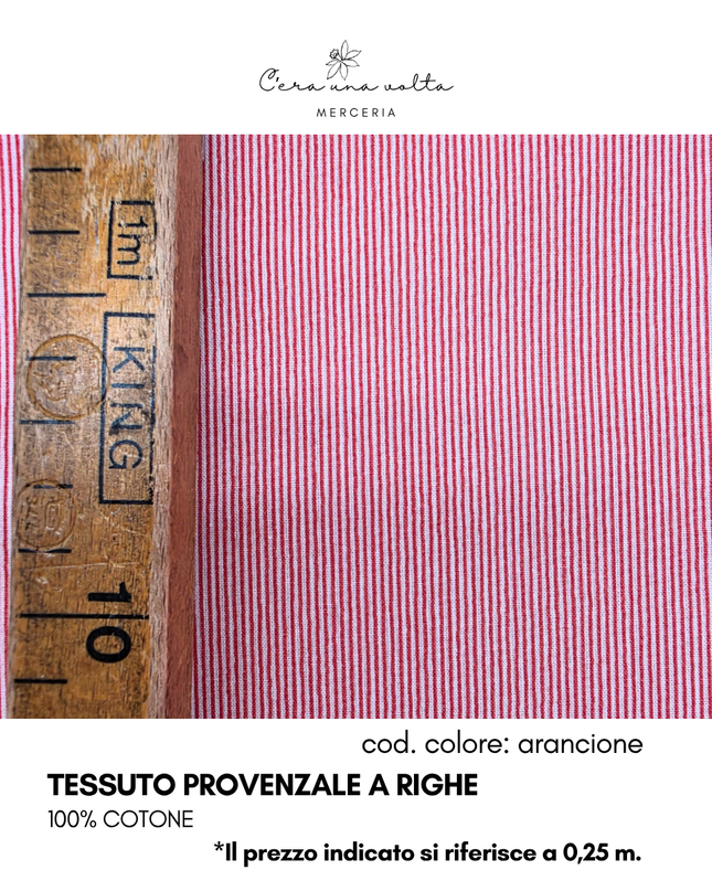 Tessuto Provenzale a Righe