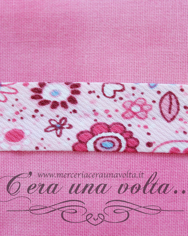 Sbieco in Cotone Piquet Rosa