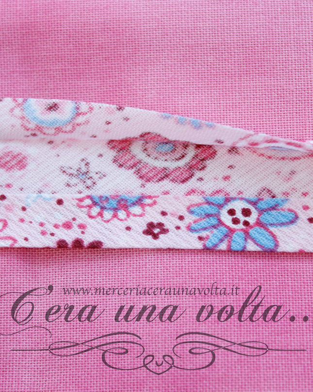 Sbieco in Cotone Piquet Rosa