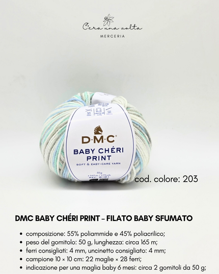 DMC Baby Chéri Print – Filato baby sfumato