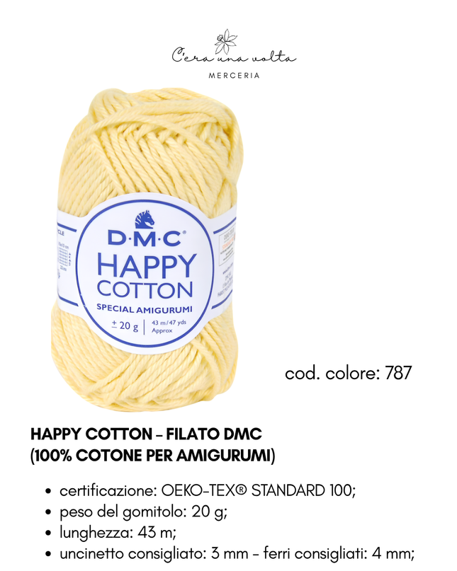 DMC Happy Cotton – Filato 100% cotone per amigurumi