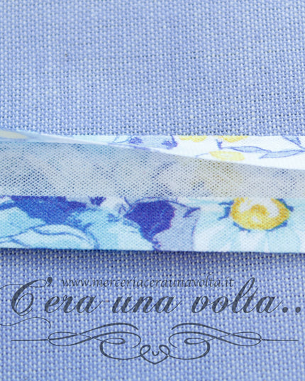 Sbieco di cotone fiori e rose