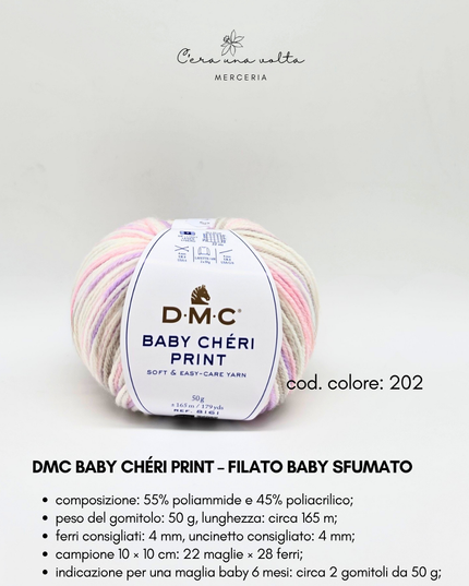 DMC Baby Chéri Print – Filato baby sfumato