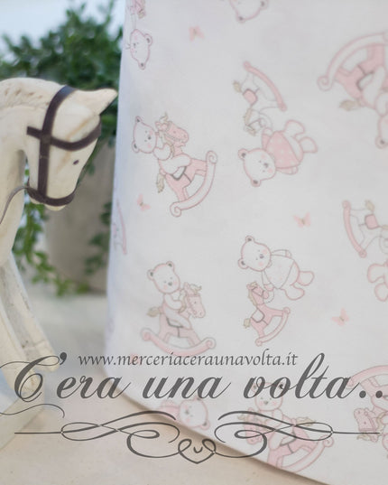 Tessuto in cotone orsetto