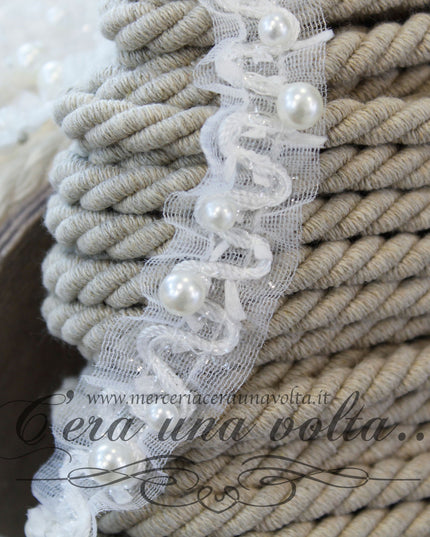 Passamaneria Gioiello elasticizzata Perle
