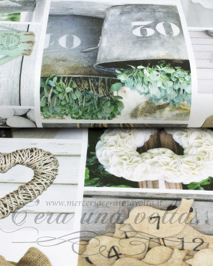 Tessuto country provenzale Cottage