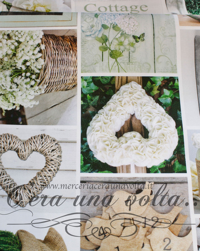 Tessuto country provenzale Cottage