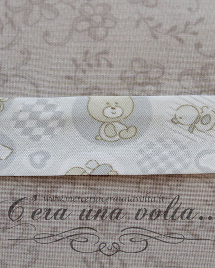 Sbieco di cotone Orsetti