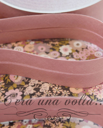 Sbieco di Cotone Rosa Antico
