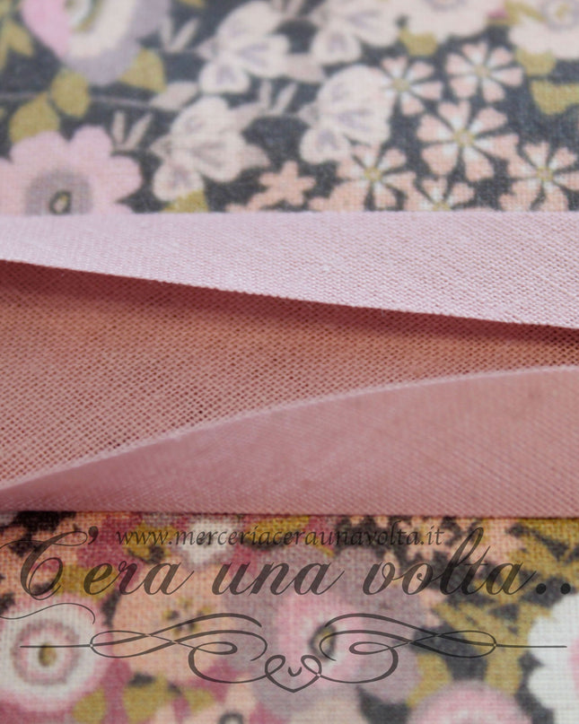 Sbieco di Cotone Rosa Antico