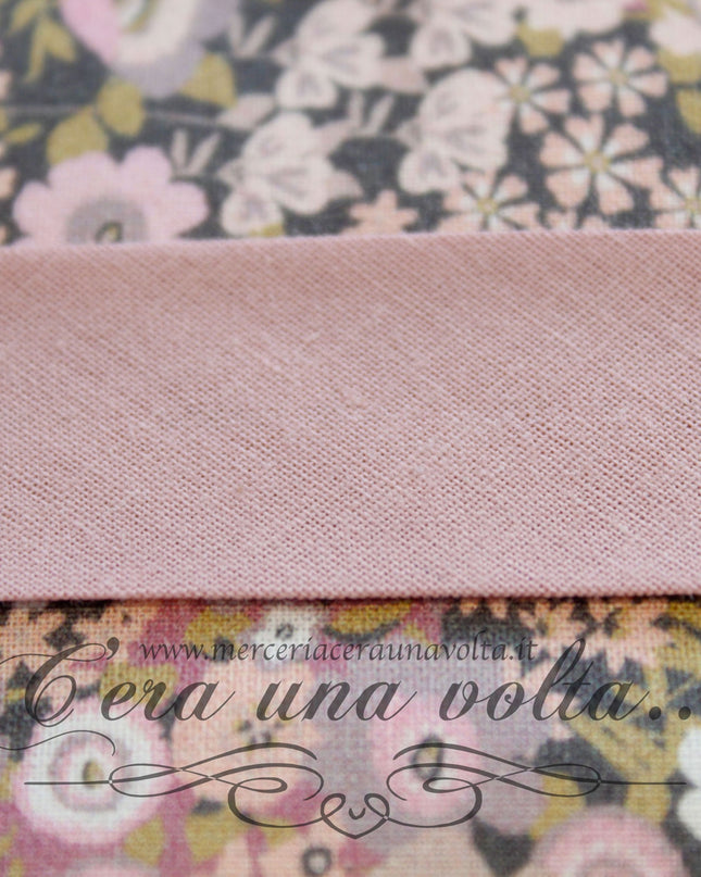 Sbieco di Cotone Rosa Antico