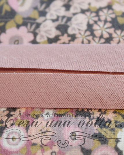Sbieco di Cotone Rosa Antico