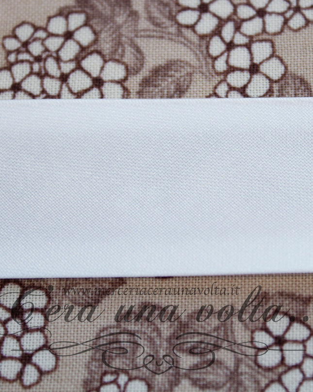 Sbieco di Raso Bianco