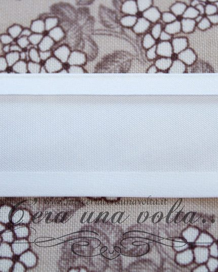 Sbieco di Raso Bianco