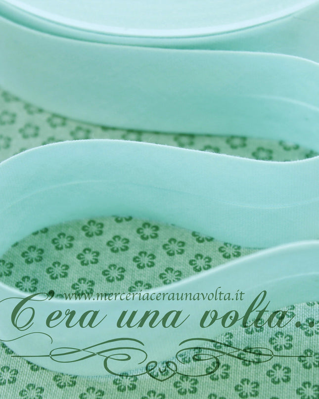 Sbieco di Cotone Verde Menta