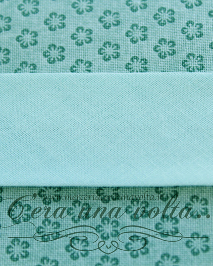 Sbieco di Cotone Verde Menta