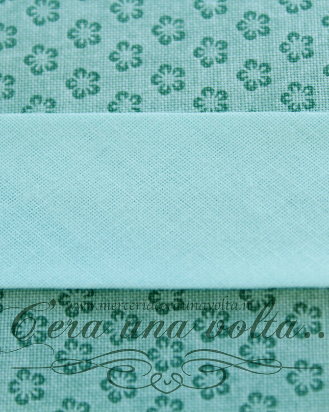 Sbieco di Cotone Verde Menta