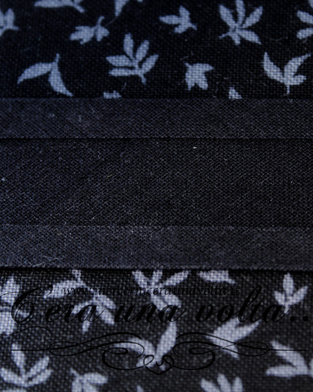 Sbieco di Cotone Nero