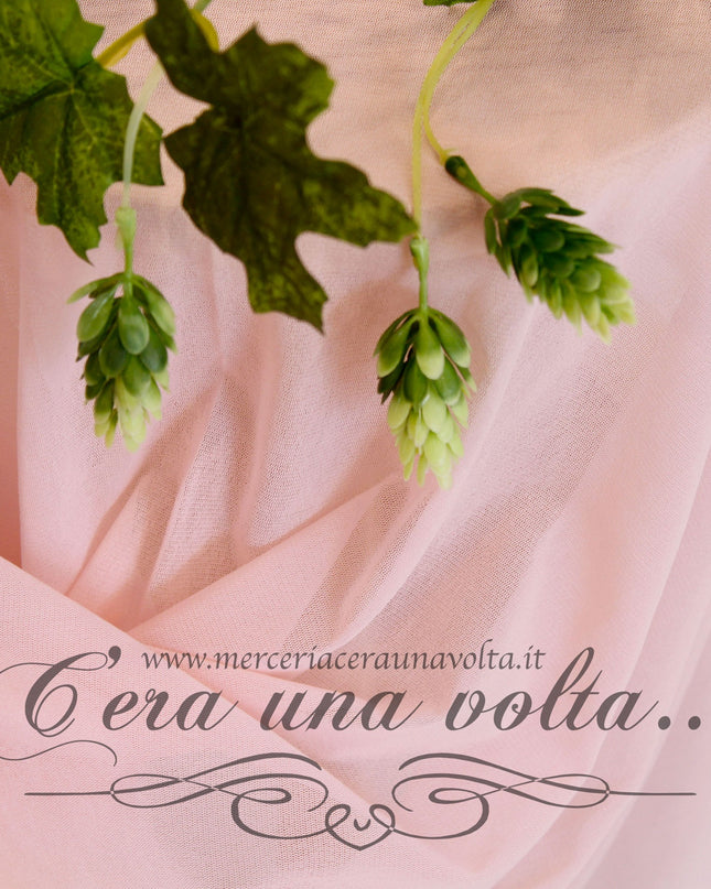 Tessuto in Tulle Elasticizzato Rosa Selvatico