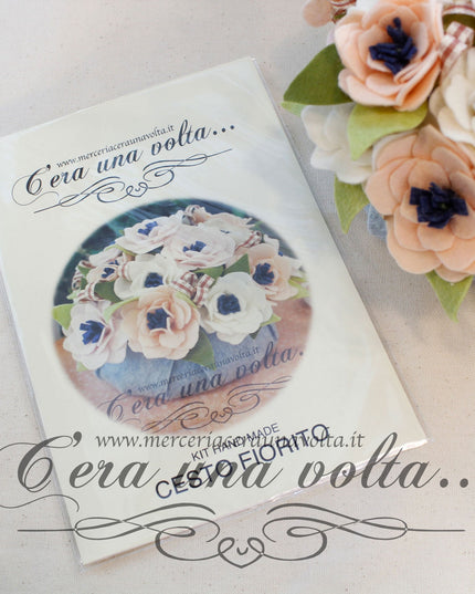 Cartamodello Cesto Fiorito