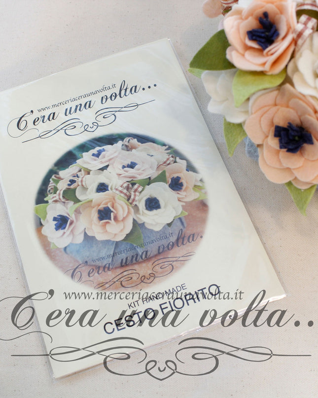 Cartamodello Cesto Fiorito