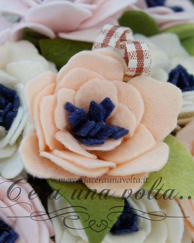 Cartamodello Cesto Fiorito