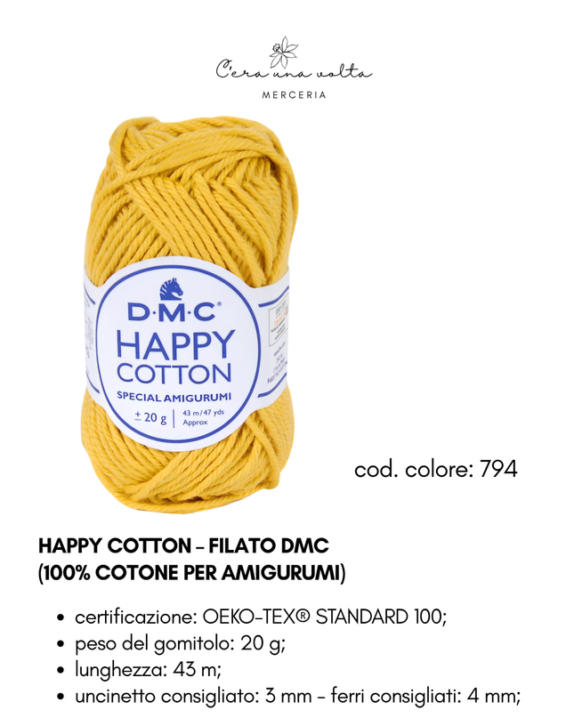 DMC Happy Cotton – Filato 100% cotone per amigurumi
