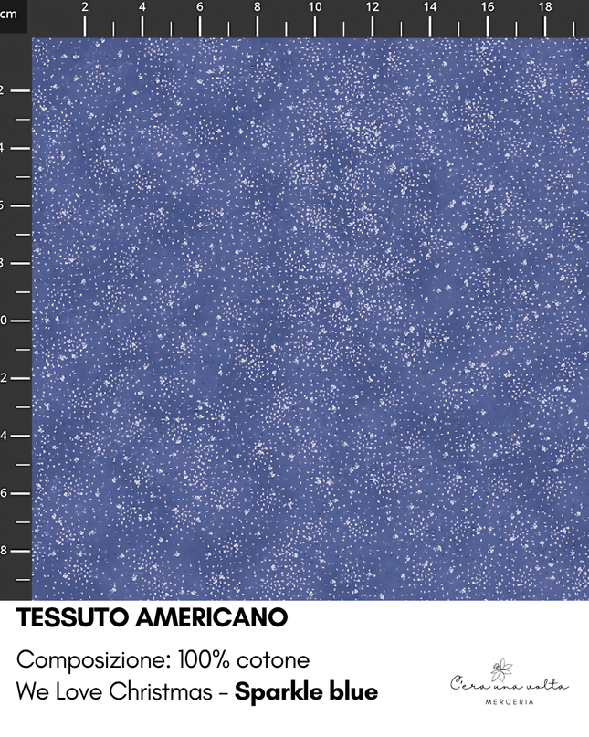 Tessuto americano We Love Christmas (Natale)